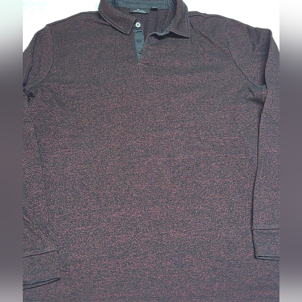 Marc Anthony Long Sleeve Polo SZ XL Slim Fit